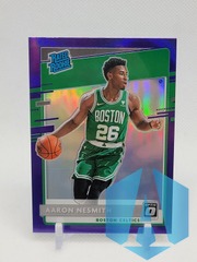 2020-21 Panini Donruss Optic Purple Holo Aaron Nesmith #164 Rated Rookie RC Celtics